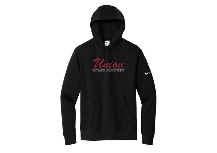 Union College XC - Nike Club Fleece Sleeve Swoosh Pullover Hoodie (NKDR1499)