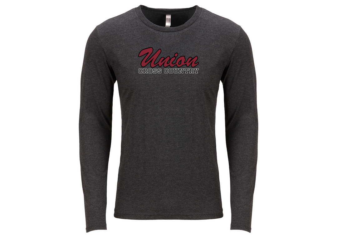 Union College XC - Next Level Apparel Men's Triblend Long-Sleeve Crew (6071)