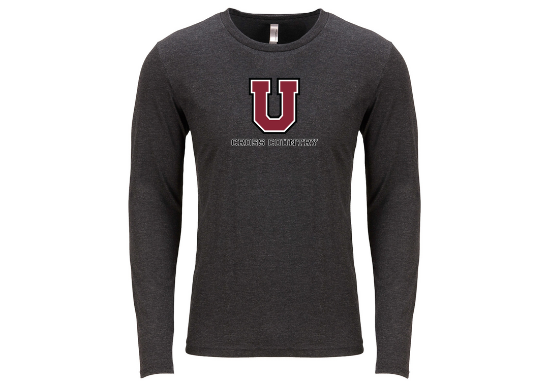 Union College XC - Next Level Apparel Men's Triblend Long-Sleeve Crew (6071)