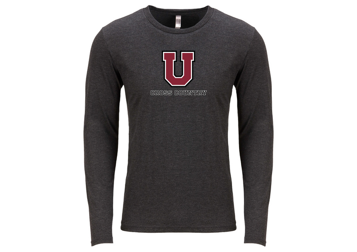 Union College XC - Next Level Apparel Men's Triblend Long-Sleeve Crew (6071)