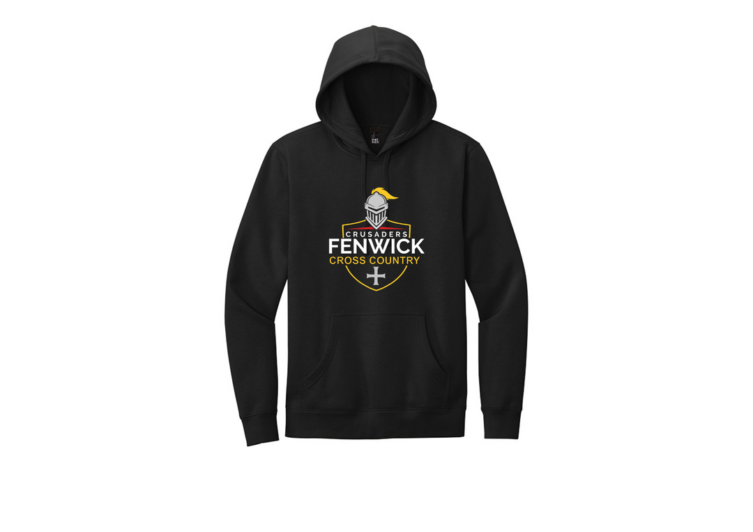 Sudadera con capucha de polar para adultos del equipo Bishop Fenwick XC (DT6100)