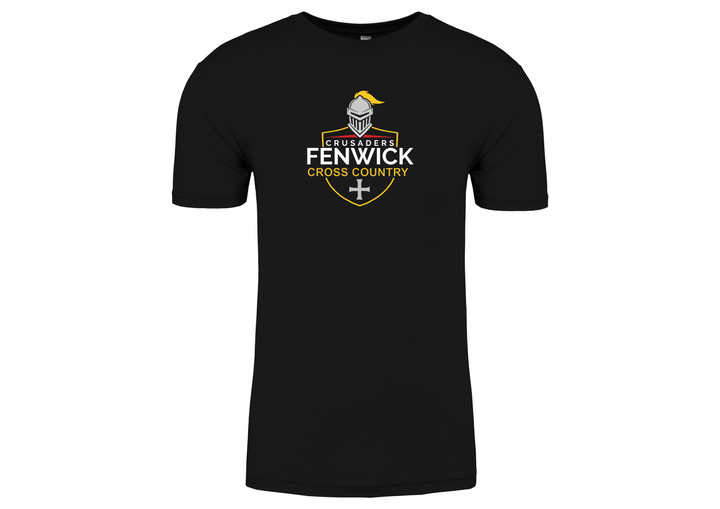 Camiseta unisex de triblend de Next Level Apparel del equipo Bishop Fenwick XC (6010)