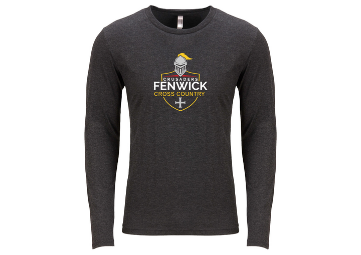 Bishop Fenwick XC Team - Next Level Apparel Men's Triblend Long-Sleeve Crew (6071)