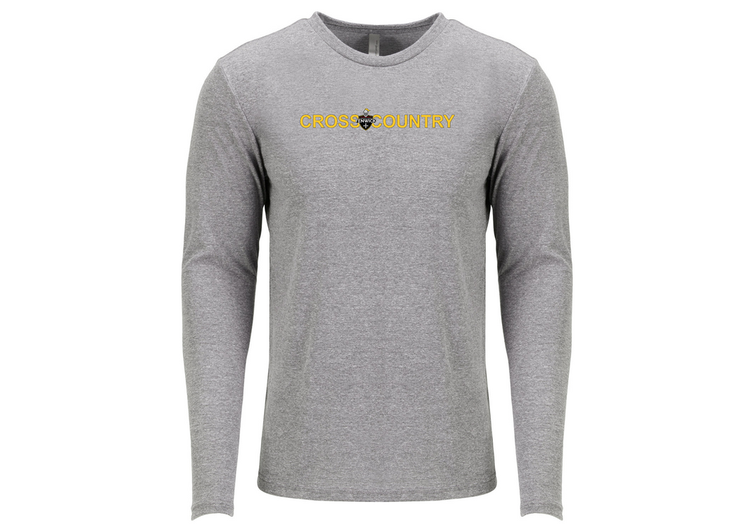 Bishop Fenwick XC Team - Next Level Apparel Men's Triblend Long-Sleeve Crew (6071)