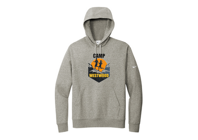 Westwood XC Camp - Sudadera con capucha y mangas de vellón con logo Nike Club (NKDR1499)