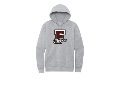 Tienda de la escuela secundaria Falmouth: sudadera con capucha de polar para adultos (DT6100)