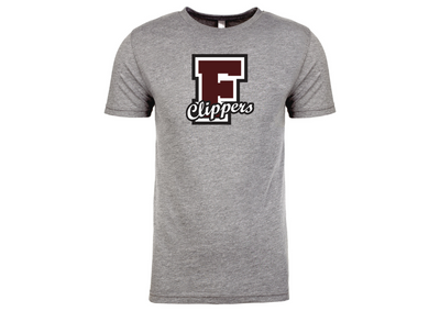 Tienda de la escuela secundaria Falmouth - Camiseta unisex de mezcla triple Next Level Apparel (NL6010)