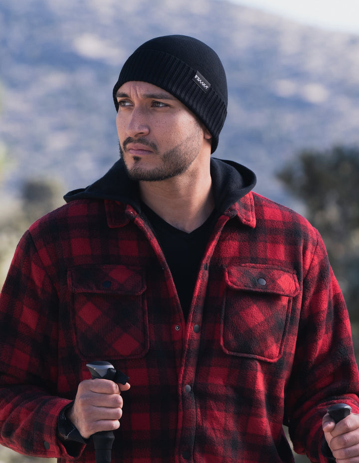 Athletic Cuffed Bamboo Beanie