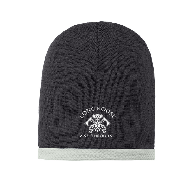 Lanzamiento de hacha en Long House: gorro de punto de alto rendimiento Sport-Tek® (STC15)