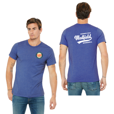 Camiseta de béisbol unisex Medfield 12U (BC3001CVC)