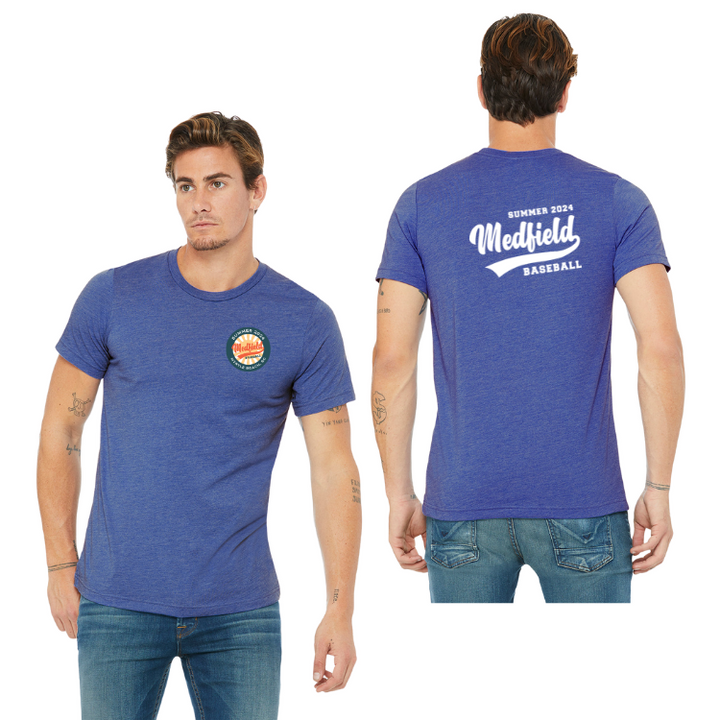 Camiseta unisex de béisbol de Medfield 12U (3001CVC)