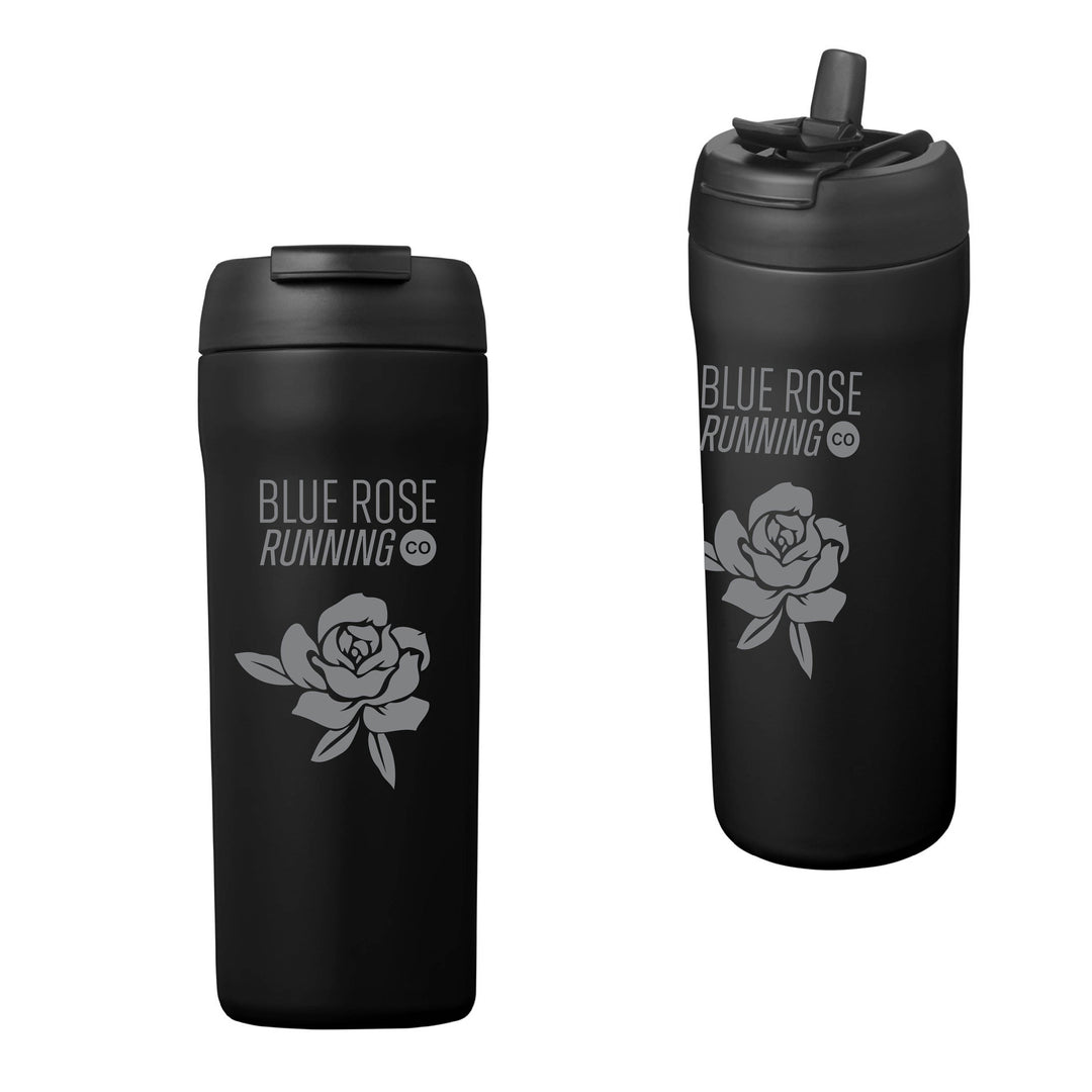 Vaso deportivo Duet de 24 oz con diseño de rosa azul (MG951)