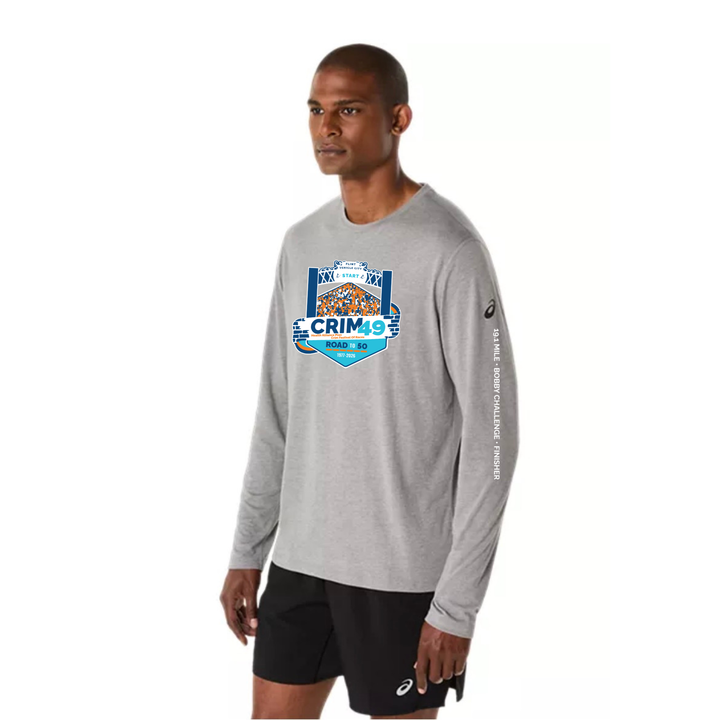 Crim 49 Finisher 2026 - ASICS Mens PR Long Sleeve Triblend Tee (2011D378) (Full Chest (CFR-37)