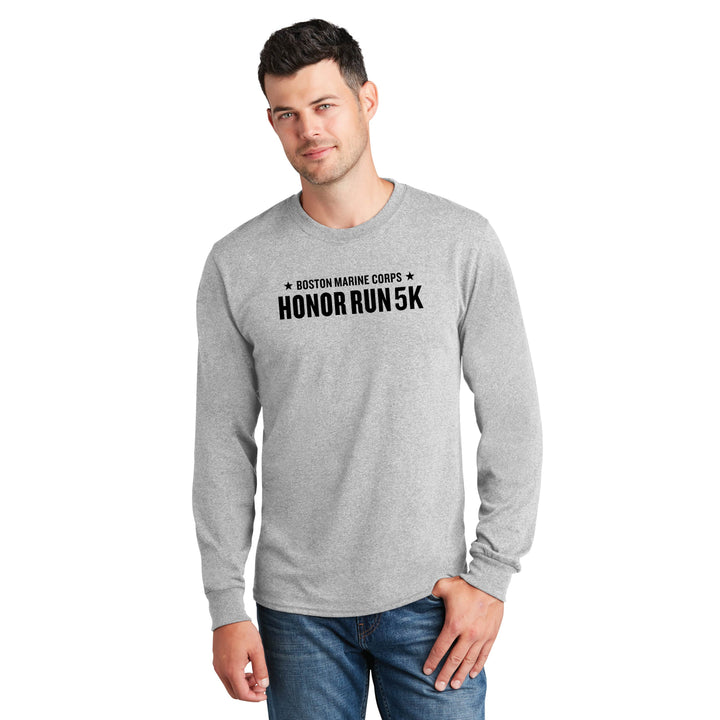 Boston Marine Corps Honor Run 5K - Adult Cotton Long Sleeve Tee (PC54LS)