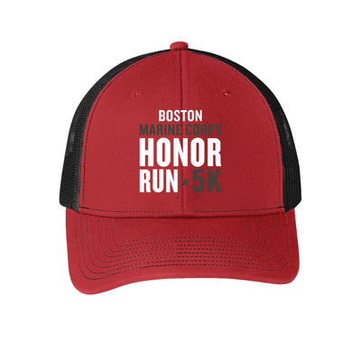 Carrera de Honor del Cuerpo de Marines de Boston de 5 km - Gorra de camionero (C112)