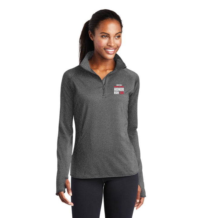 Boston Marine Corps Honor Run 5K - 1/4-Zip Pullover (LST850)