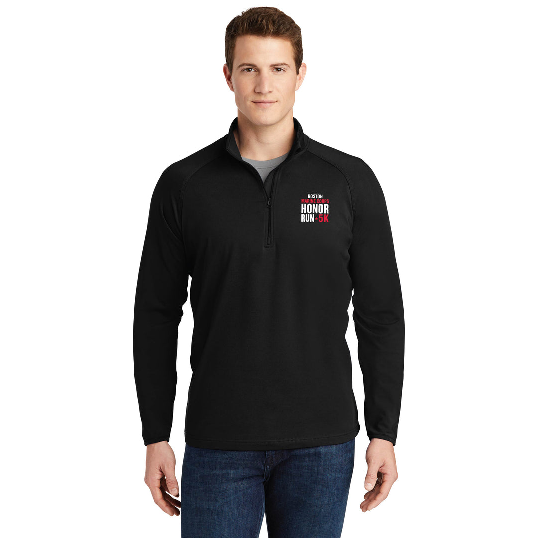 Boston Marine Corps Honor Run 5K - Men's ¼ Zip Pullover (ST850)