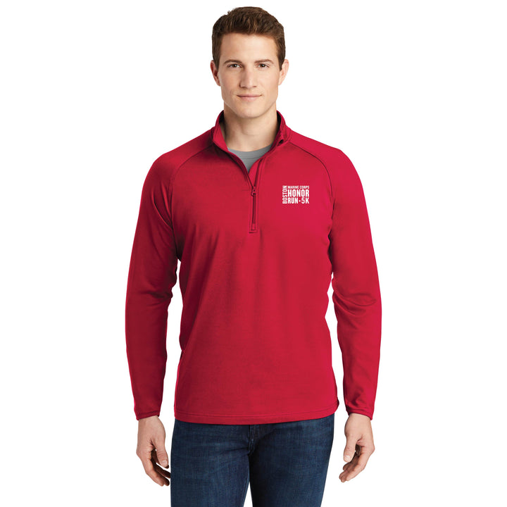 Boston Marine Corps Honor Run 5K - Men's ¼ Zip Pullover (ST850)