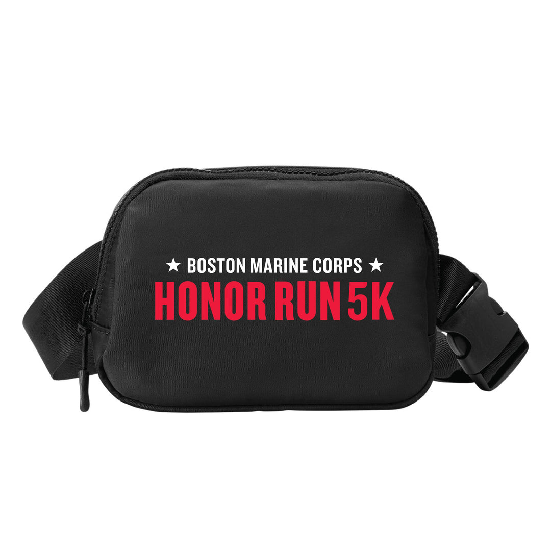 Boston Marine Corps Honor Run 5K - Waterproof Cross Body Belt Bag (CE061)