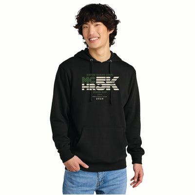Carrera de Honor del Cuerpo de Marines de Boston de 5 km - Sudadera con capucha de polar para adultos (DT6100)
