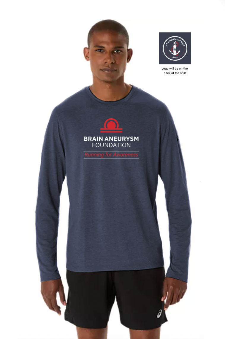 Brain Aneurysm Foundation FRR - ASICS Mens PR LS Triblend Tee (2011D378) - BAF-01/FRRS-03