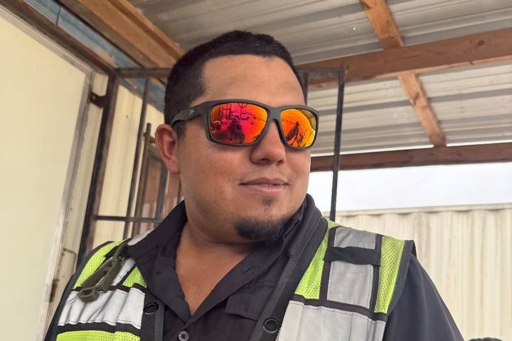 Breach XL - Matte Black - Red Sunset Polarized ANSI Z87+