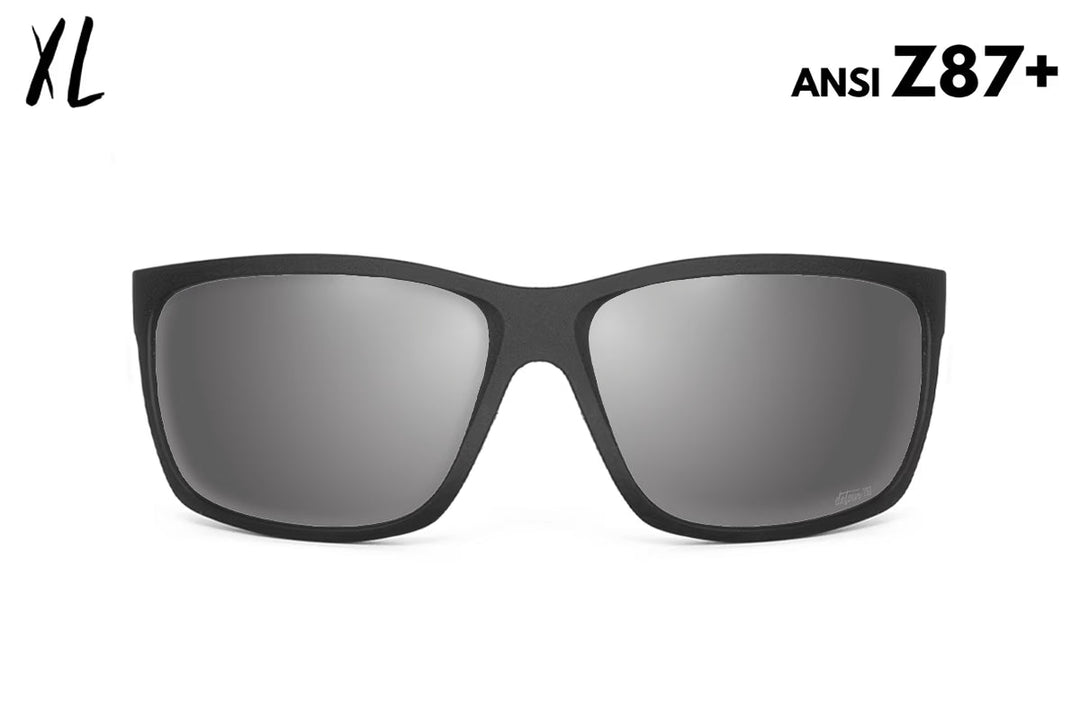 Breach XL - Matte Black - Silver Bullet Polarized ANSI Z87+