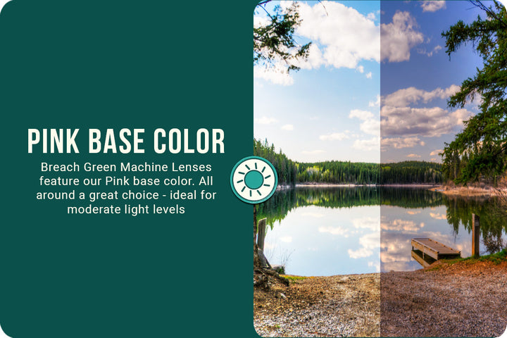Breach XL - Matte Black - Green Machine Polarized ANSI Z87+
