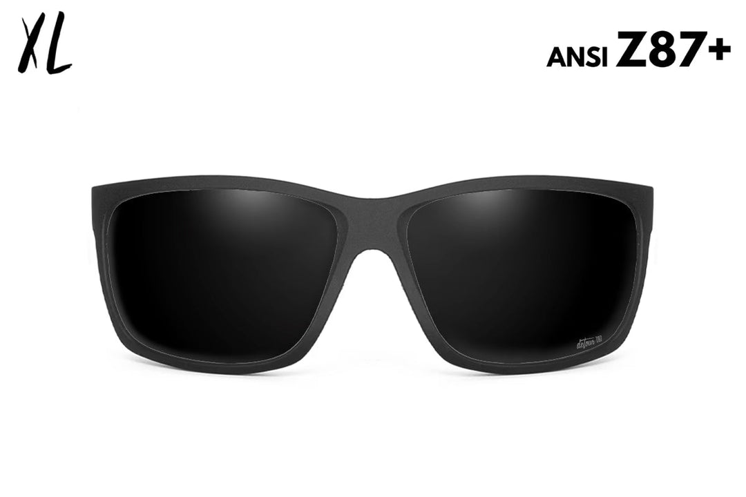 Breach XL - Matte Black - Jet Black Polarized ANSI Z87+