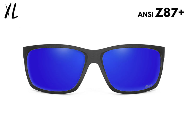 Breach XL - Matte Black - Deep Blue Polarized ANSI Z87+