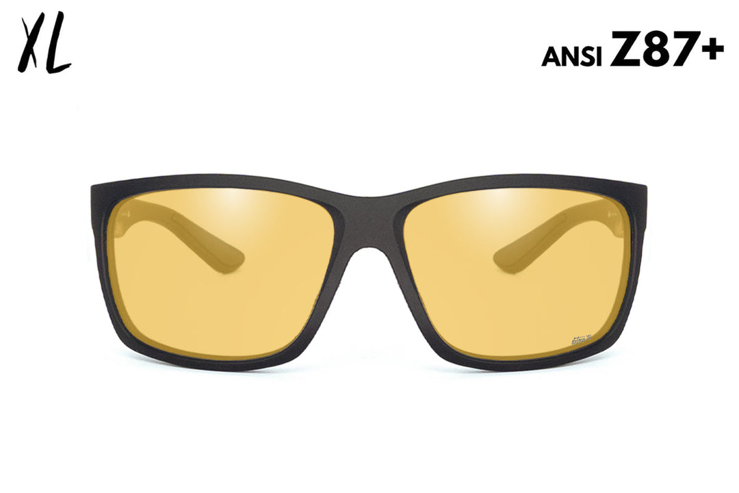 Breach XL - Matte Black - HD Night Yellow ANSI Z87+