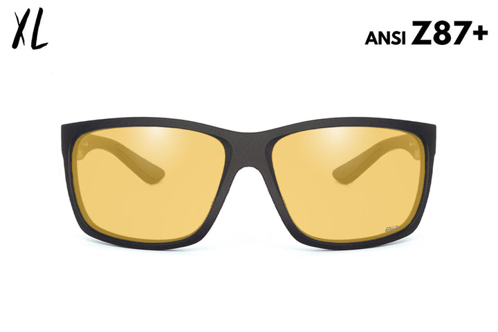 Breach XL - Matte Black - HD Night Yellow ANSI Z87+