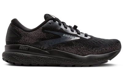 Brooks Womens Ghost 16 Wide - Black/Black/Ebony