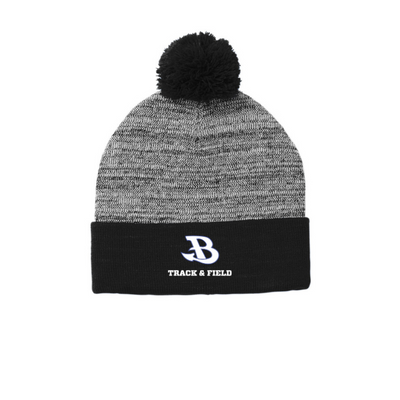 Gorro con pompón de Burlington Track &amp; Field (STC41)
