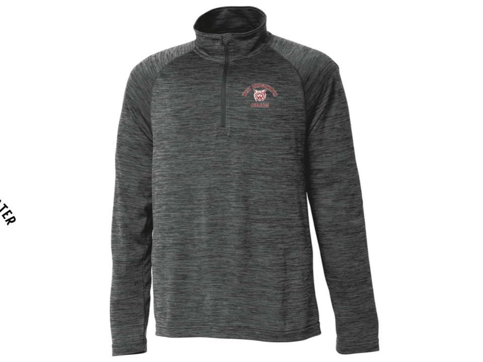 West Bridgewater Athletics Men's Space Dye Performance Pullover (9763)