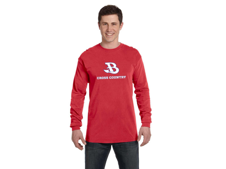 BURLINGTON CROSS COUNTRY COMFORT COLORS ADULT HEAVYWEIGHT RS LONG-SLEEVE T-SHIRT (C6014)