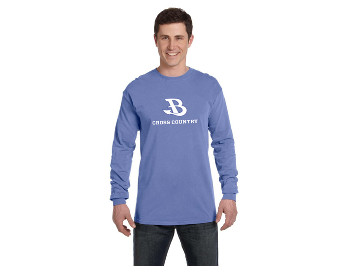 BURLINGTON CROSS COUNTRY COMFORT COLORS ADULT HEAVYWEIGHT RS LONG-SLEEVE T-SHIRT (C6014)