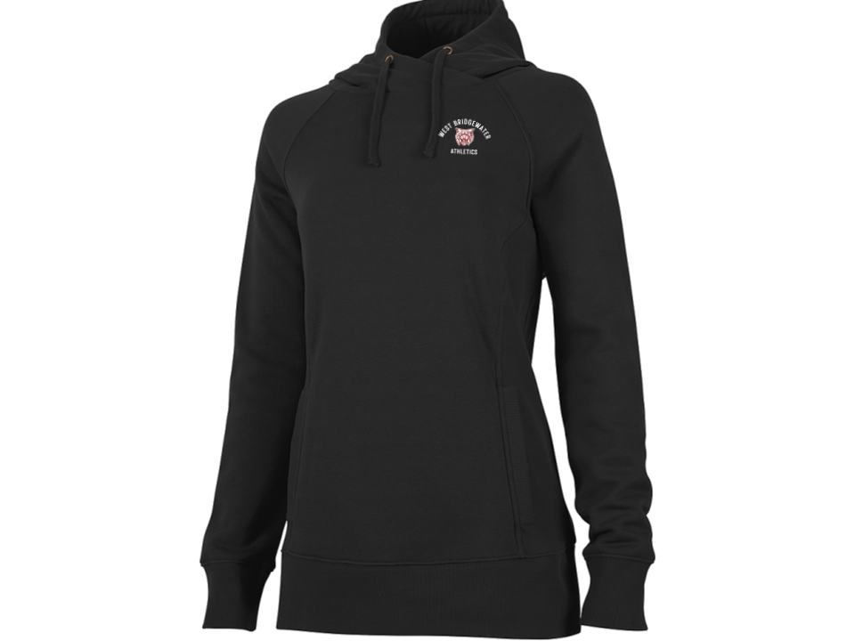 Sudadera con capucha de la ciudad natal de West Bridgewater Athletics para mujer (5888) 