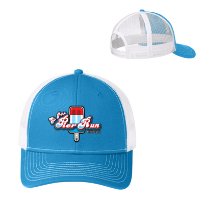 St Pete Pier Run - Gorra de camionero con cierre trasero (C112) (Paleta)