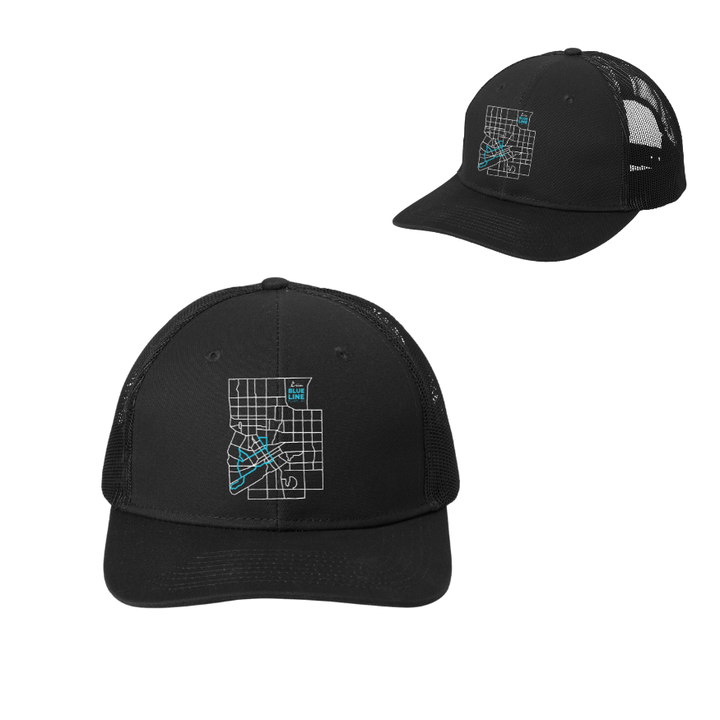Crim Neighborhood Streets - Snapback Trucker Cap (C402)