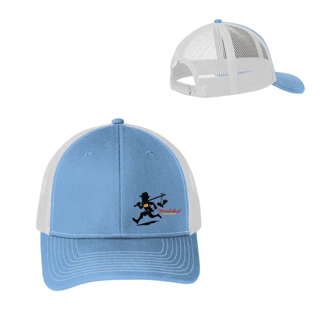 Wanderlust Running - Snapback Trucker Cap (C402)