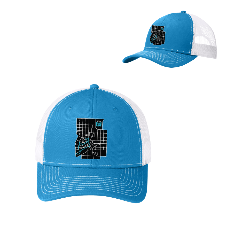Crim Neighborhood Streets - Snapback Trucker Cap (C402)