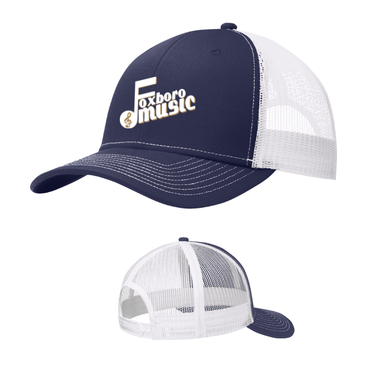 Foxboro Music - Gorra de camionero con cierre a presión (C402)