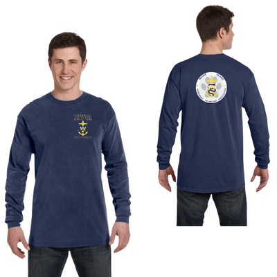 RIVTA - Camiseta de manga larga de peso pesado unisex para adultos (C6014)