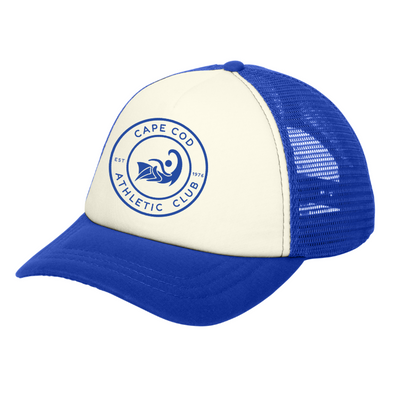 Gorra de camionero de espuma de sarga de 5 paneles del Cape Cod Athletic Club - Port Authority® (C936)