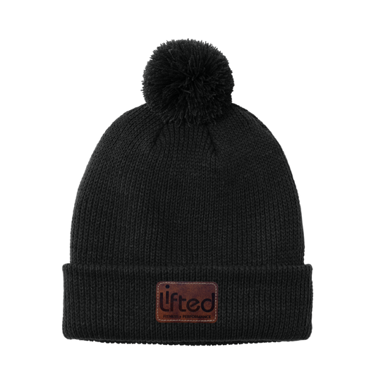 Gorro de lacrosse juvenil para niñas Walpole con pompón a rayas (STC28) 