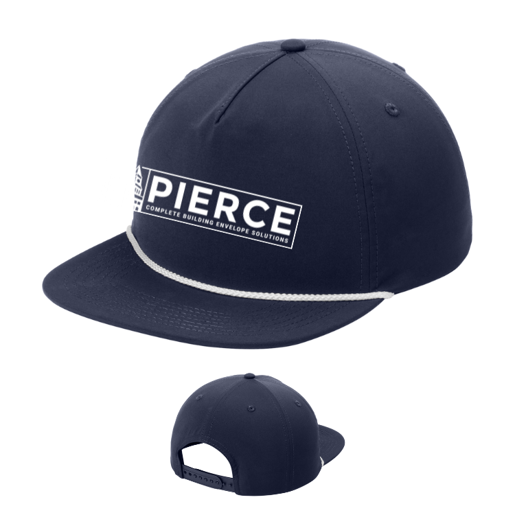 Pierce - 5-Panel Poly Rope Cap (C981)