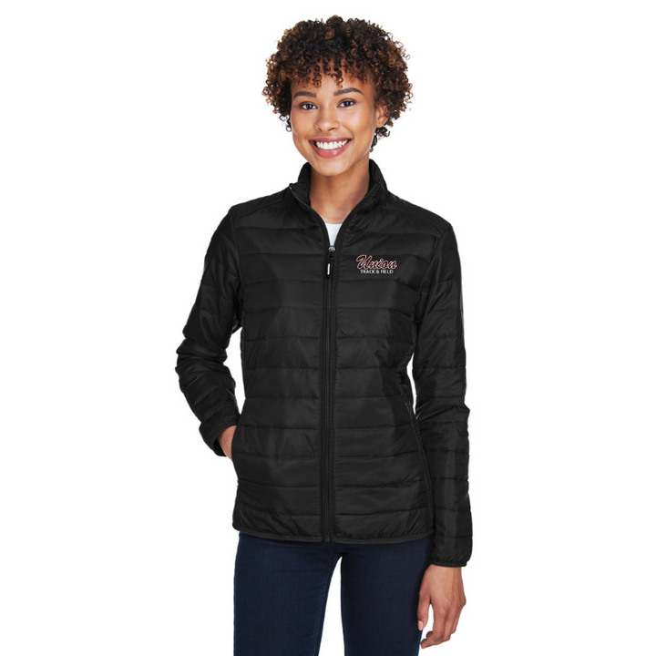 Union College Track & Field - Ladies Puffer Jacket (CE700W)