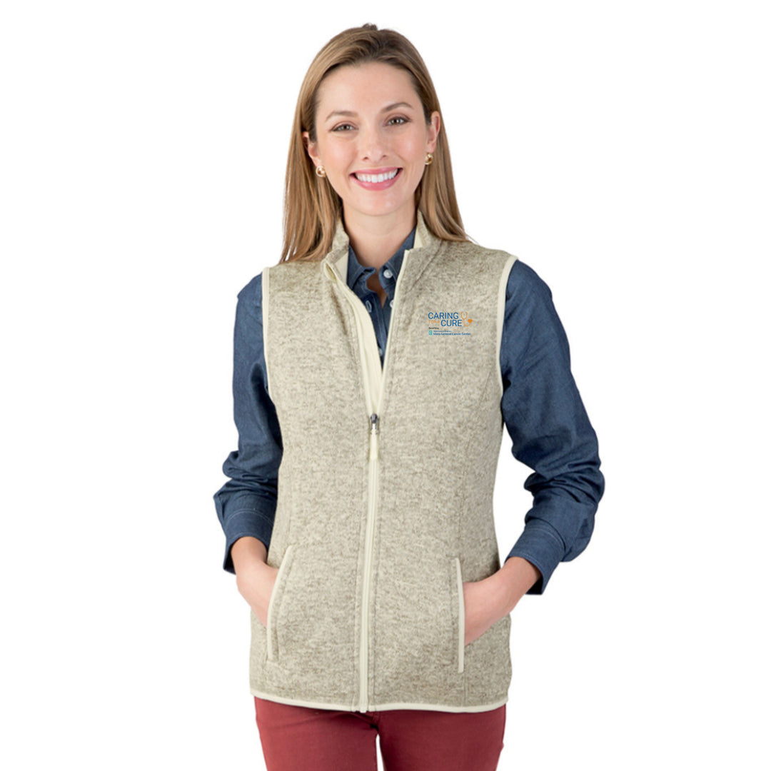 Caring For a Cure - Women’s Pacific Heathered Vest (5722)
