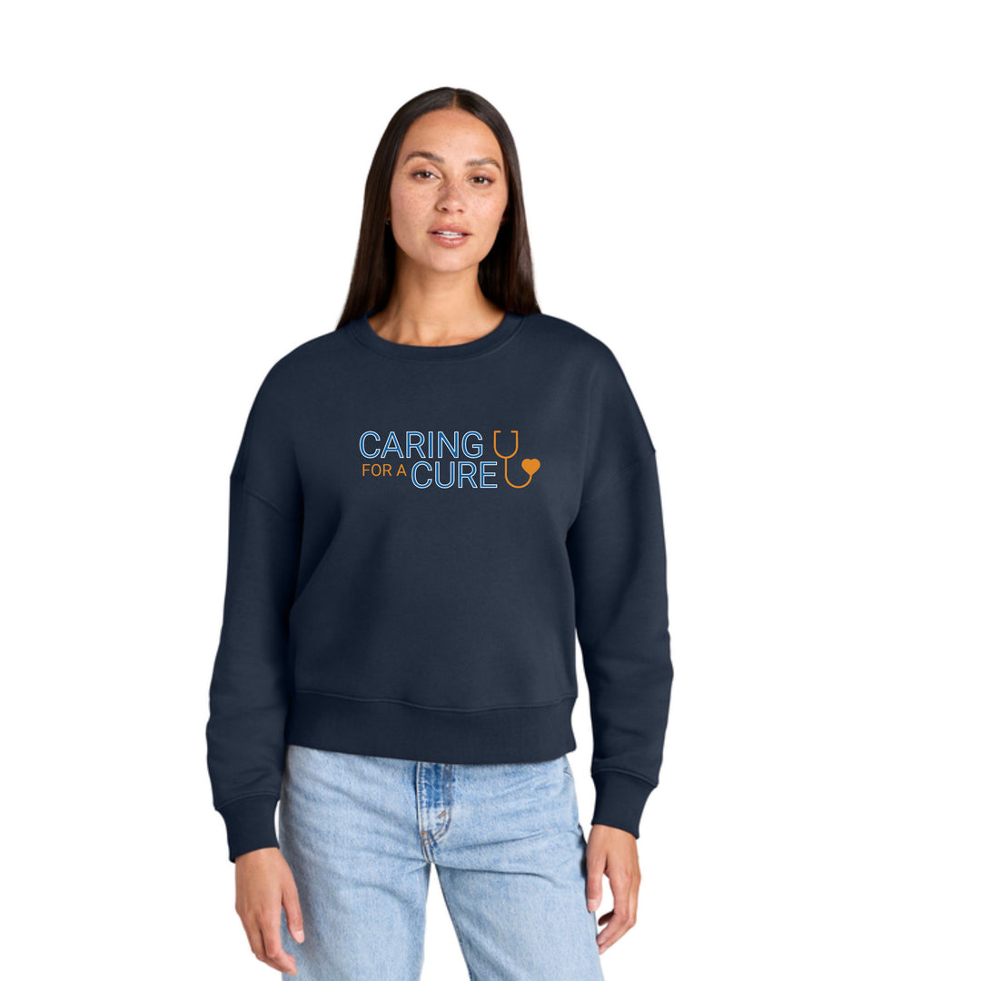 Caring for a Cure- Women’s Stella Alma Crewneck Sweatshirt (SXW036)